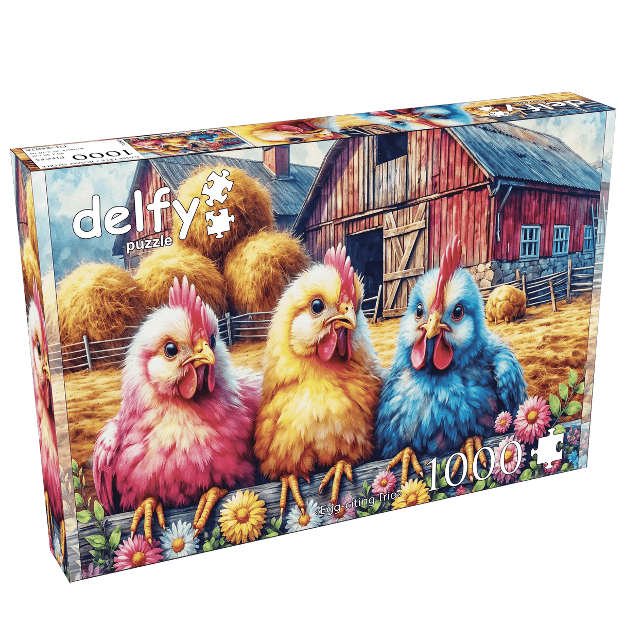 Egg - citing Trio – 1000 - Piece Jigsaw Puzzle by Delfy Puzzles - Delfy - Jigsaw Puzzles - The Puzzle Center