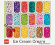 LEGO Ice Cream Dream 1000 piece puzzle featuring colorful LEGO ice cream creations