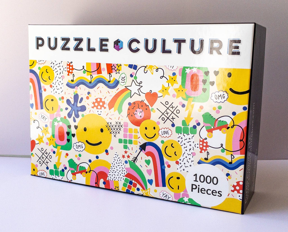 90's Fun Puzzle by Puzzle Culture - 1000 Piece Jigsaw Puzzle
