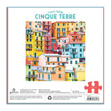 Cinque Terre 500 piece puzzle back of box by Galison