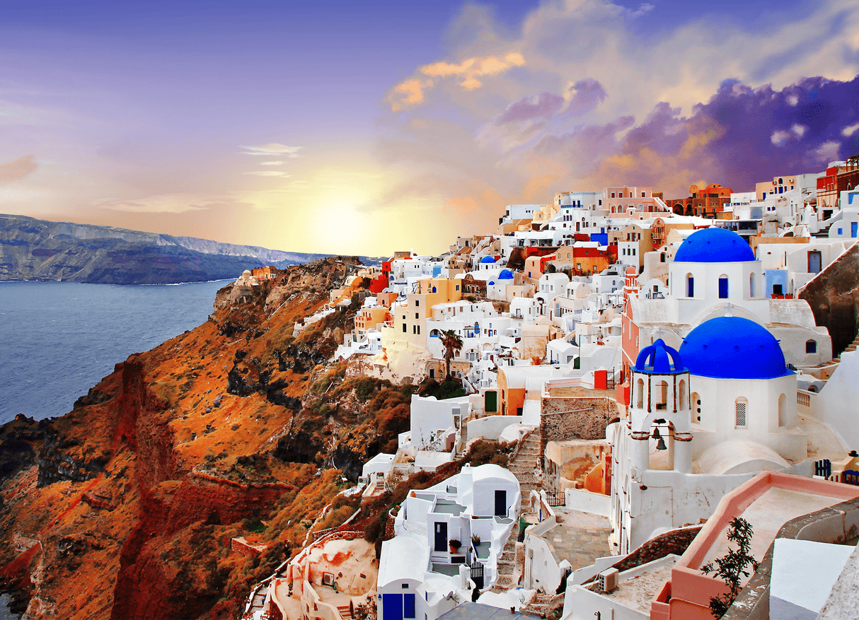 Santorini Jigsaw Puzzle 1000 Piece by Brain Tree Games - Artistic & Scenic