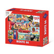 Legendary Route 66 vintage puzzle by willow creek. Travel puzzle.