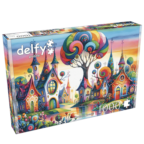 Fantasia Street 1000 Piece Jigsaw Puzzle by Delfy Puzzles - Delfy - Jigsaw Puzzles - The Puzzle Center