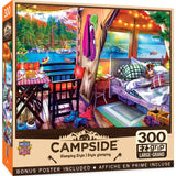 Campside - Glamping Style 300 Piece EZ Grip Puzzle by MasterPieces | Fun Family Camping Jigsaw Puzzle