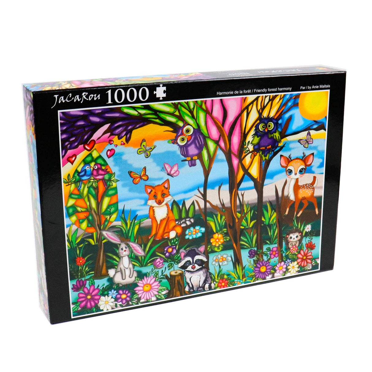 Friendly Forest Harmony 1000 Piece Jigsaw Puzzle by JaCaRou Puzzles - JaCaRou Puzzles Inc. - Jigsaw Puzzles - The Puzzle Center - 