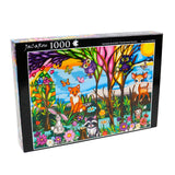 Friendly Forest Harmony 1000 Piece Jigsaw Puzzle by JaCaRou Puzzles - JaCaRou Puzzles Inc. - Jigsaw Puzzles - The Puzzle Center - 