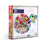 Fruits & Flowers Still Life 500 Piece Round Puzzle by eeBoo - eeBoo - Jigsaw Puzzles - The Puzzle Center - 