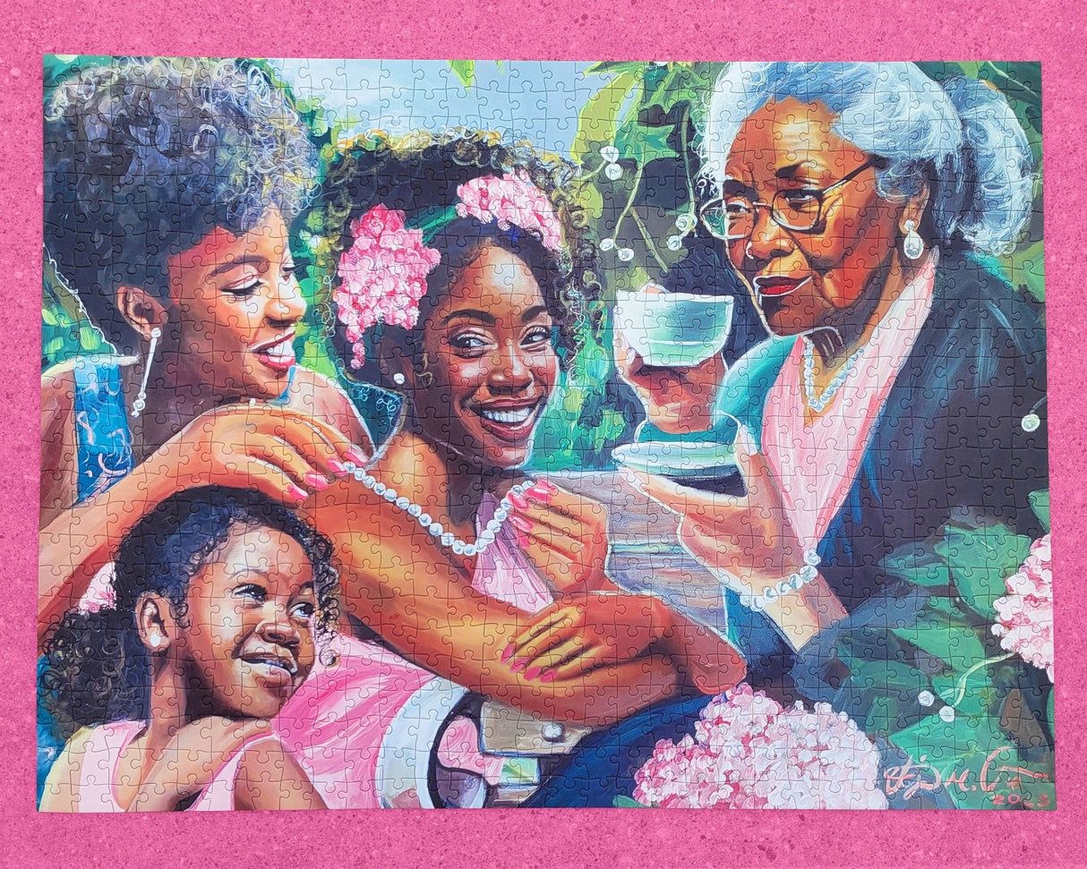 Generational 750 Piece Jigsaw Puzzle by Puzzles of Color | Ija Charles - Puzzles of Color - Jigsaw Puzzles - The Puzzle Center