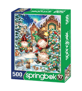 Gnome Village 500 Piece Jigsaw Puzzle by Springbok Puzzles - Springbok Puzzles - Jigsaw Puzzles - The Puzzle Center - 