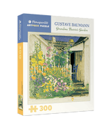 Grandma Battin's Garden 300 - Piece Jigsaw Puzzle by Pomegranate - Gustave Baumann Art - Pomegranate - Jigsaw Puzzles - The Puzzle Center - 