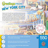 Greetings From New York - 550 Piece Jigsaw Puzzle by Masterpieces Puzzles - Masterpieces Puzzles - Jigsaw Puzzles - The Puzzle Center