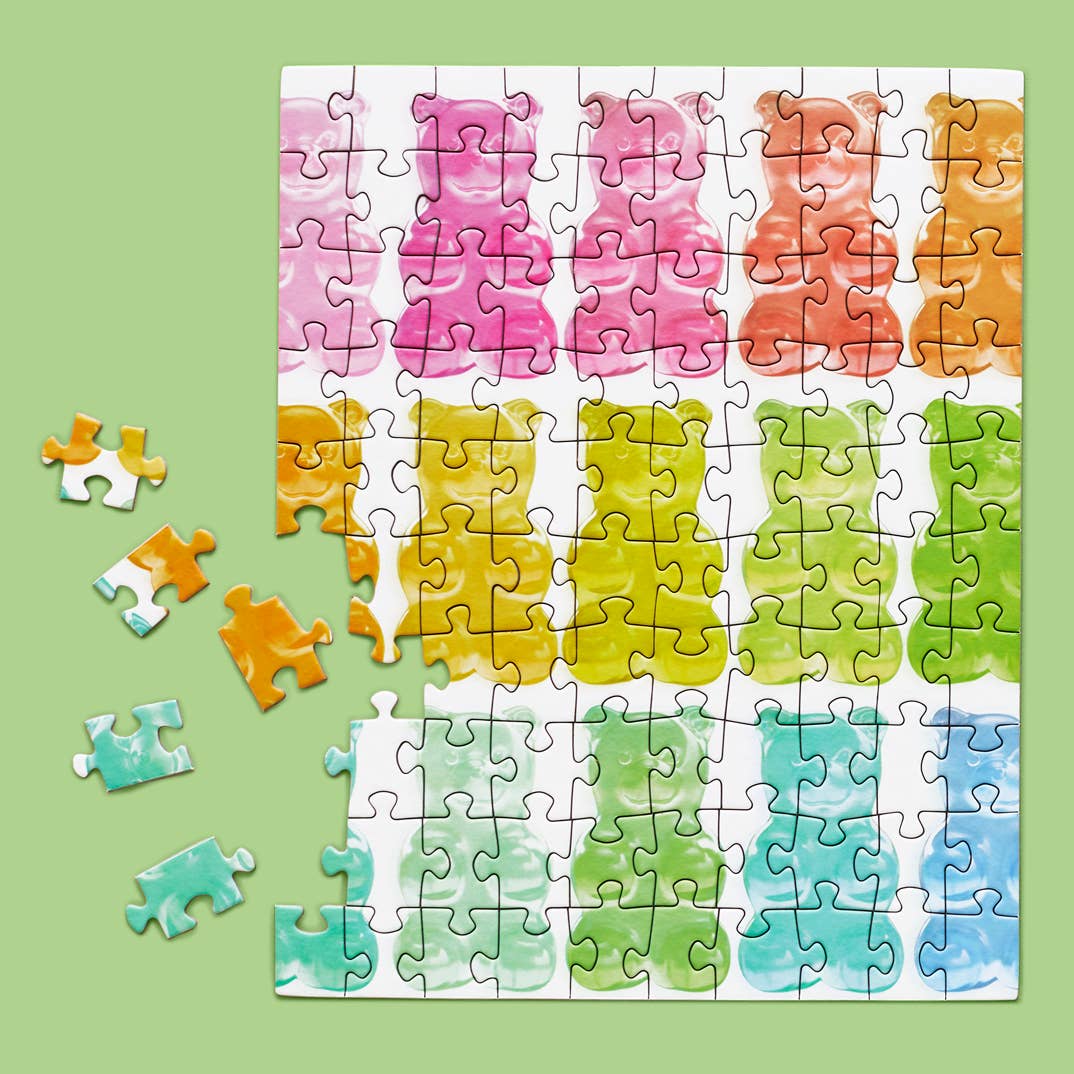 Gummy Bears 100 Piece Puzzle Snax by WerkShoppe Puzzles - WerkShoppe - Jigsaw Puzzles - The Puzzle Center