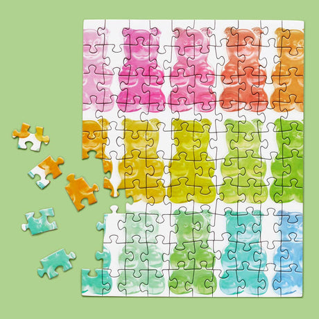 Gummy Bears 100 Piece Puzzle Snax by WerkShoppe Puzzles - WerkShoppe - Jigsaw Puzzles - The Puzzle Center