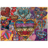 Hearts of Glass 1000 Piece Jigsaw Puzzle by JaCaRou Puzzles - JaCaRou Puzzles Inc. - Jigsaw Puzzles - The Puzzle Center - 