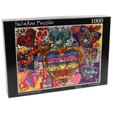 Hearts of Glass 1000 Piece Jigsaw Puzzle by JaCaRou Puzzles - JaCaRou Puzzles Inc. - Jigsaw Puzzles - The Puzzle Center - 