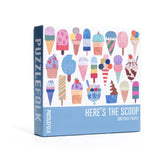 Here's the Scoop Jigsaw Puzzle - 500 Piece Ice Cream Puzzle by Puzzlefolk - Puzzlefolk - Jigsaw Puzzles - The Puzzle Center - 