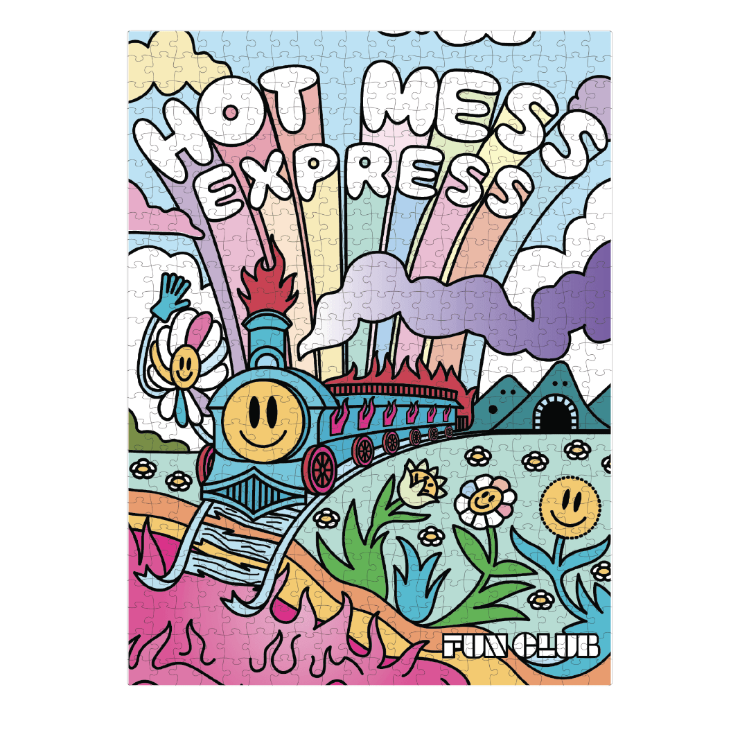 Hot Mess Express Puzzle - Funny 500 Piece Jigsaw Puzzle by FUN CLUB - FUN CLUB - Jigsaw Puzzles - The Puzzle Center - 