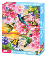 Hummingbirds 500 Piece Jigsaw Puzzle by Springbok Puzzles - Springbok Puzzles - Jigsaw Puzzles - The Puzzle Center - 