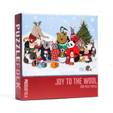 Joy to the Wool 500 Piece Christmas Puzzle by Puzzlefolk - Puzzlefolk - Jigsaw Puzzles - The Puzzle Center - 