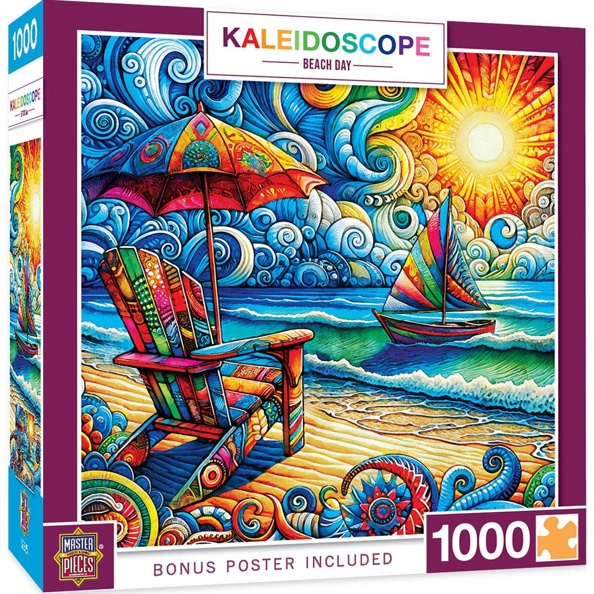 Kaleidoscope - Beach Day 1000 Piece Jigsaw Puzzleby Masterpieces Puzzles - Masterpieces Puzzles - Jigsaw Puzzles - The Puzzle Center