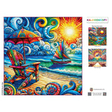 Kaleidoscope - Beach Day 1000 Piece Jigsaw Puzzleby Masterpieces Puzzles - Masterpieces Puzzles - Jigsaw Puzzles - The Puzzle Center