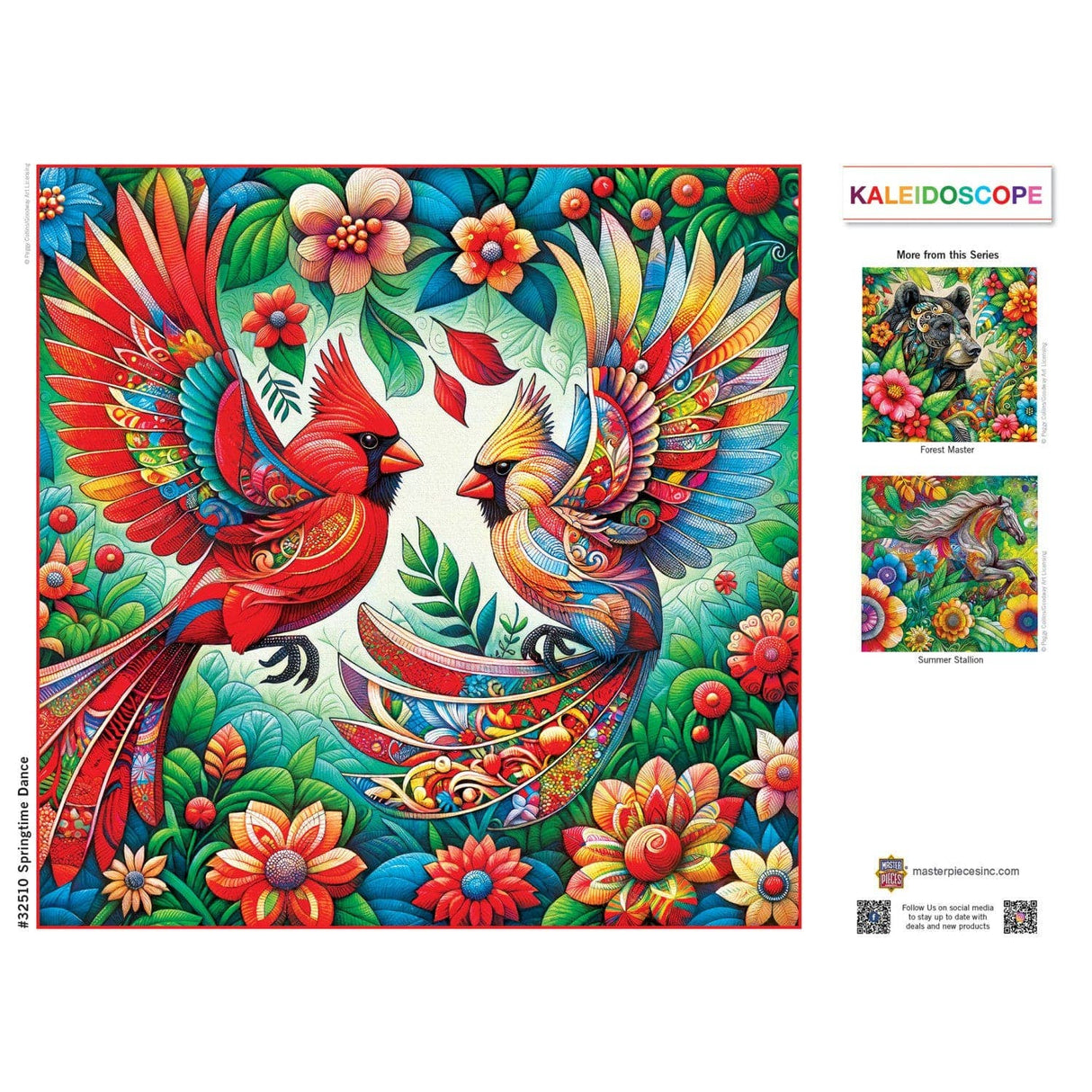 Kaleidoscope - Springtime Dance 300 Piece EZ Grip Jigsaw Puzzle by Masterpieces Puzzles - Masterpieces Puzzles - Jigsaw Puzzles - The Puzzle Center