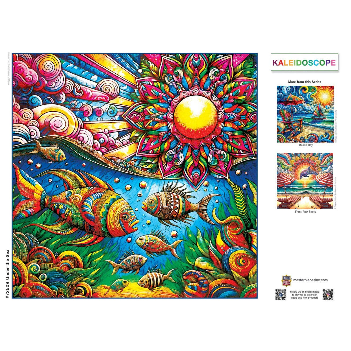 Kaleidoscope - Under The Sea 1000 Piece Jigsaw Puzzle Masterpieces Puzzles - Masterpieces Puzzles - Jigsaw Puzzles - The Puzzle Center