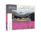 Kazuyuki Ohtsu: Flowers in Village 500 - piece Jigsaw Puzzle by Pomegranate - Pomegranate - Jigsaw Puzzles - The Puzzle Center - 