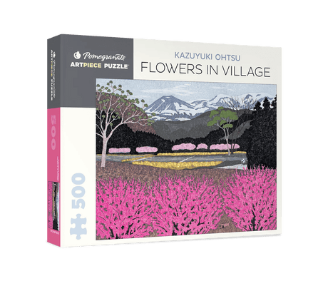 Kazuyuki Ohtsu: Flowers in Village 500 - piece Jigsaw Puzzle by Pomegranate - Pomegranate - Jigsaw Puzzles - The Puzzle Center - 