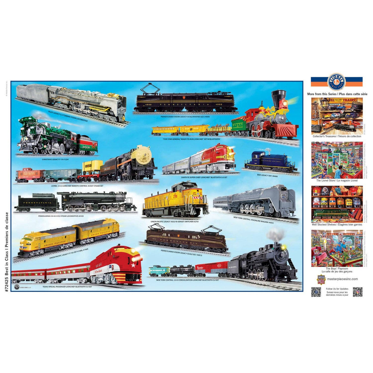 Lionel Trains - Best in Class 1000 Piece Puzzle by Masterpieces Puzzles - Masterpieces Puzzles - Jigsaw Puzzles - The Puzzle Center