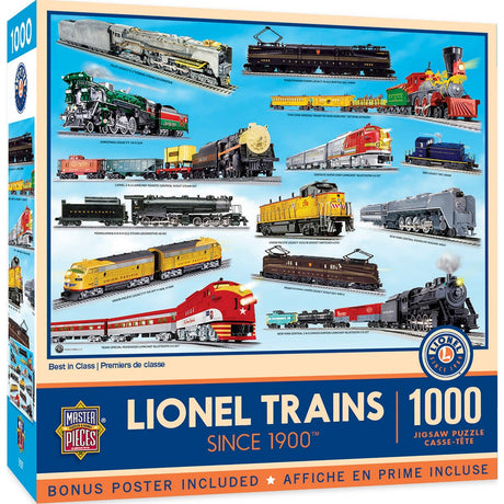 Lionel Trains - Best in Class 1000 Piece Puzzle by Masterpieces Puzzles - Masterpieces Puzzles - Jigsaw Puzzles - The Puzzle Center