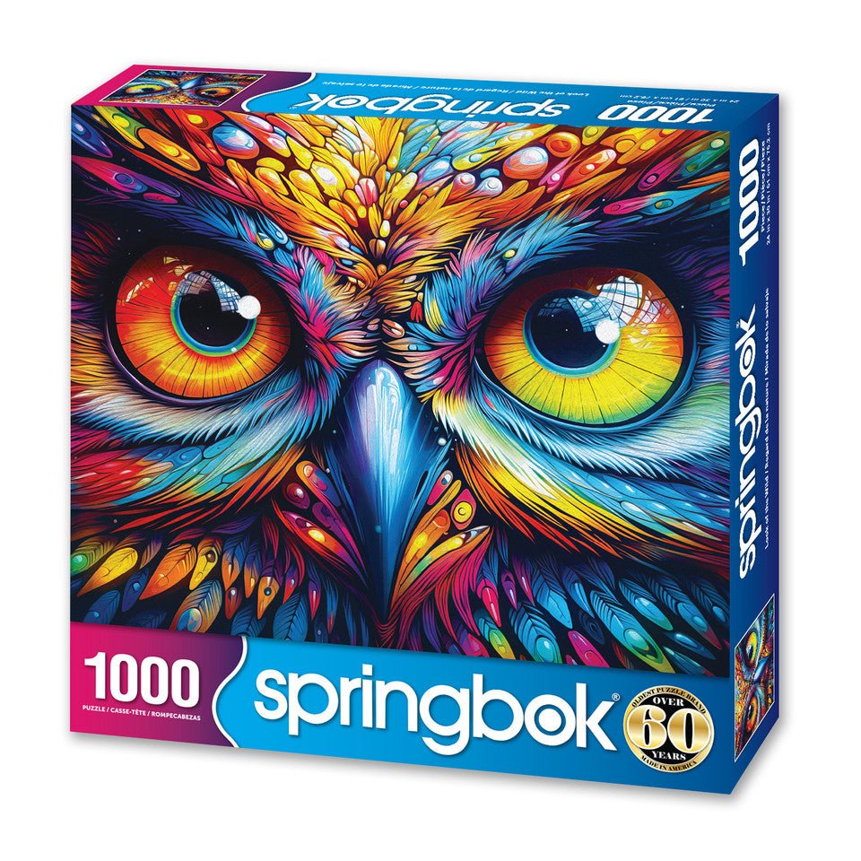 Look of the Wild 1000 Piece Jigsaw Puzzle by Springbok Puzzles - Springbok Puzzles - Jigsaw Puzzles - The Puzzle Center - 