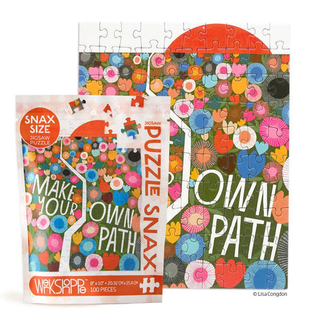 Make Your Own Path 100 Jigsaw Puzzle Snax by WerkShoppe Puzzles - WerkShoppe - Jigsaw Puzzles - The Puzzle Center