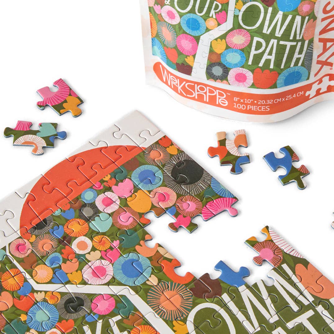 Make Your Own Path 100 Jigsaw Puzzle Snax by WerkShoppe Puzzles - WerkShoppe - Jigsaw Puzzles - The Puzzle Center