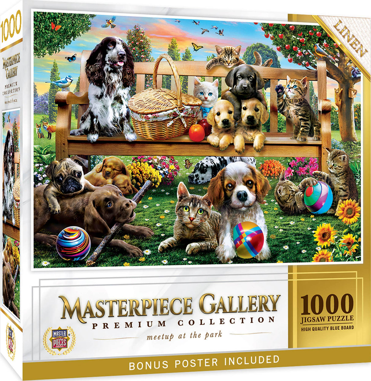 Masterpiece Gallery - Meetup at the Park 1000 Piece Puzzle by Masterpieces Puzzles - Masterpieces Puzzles - Jigsaw Puzzles - The Puzzle Center