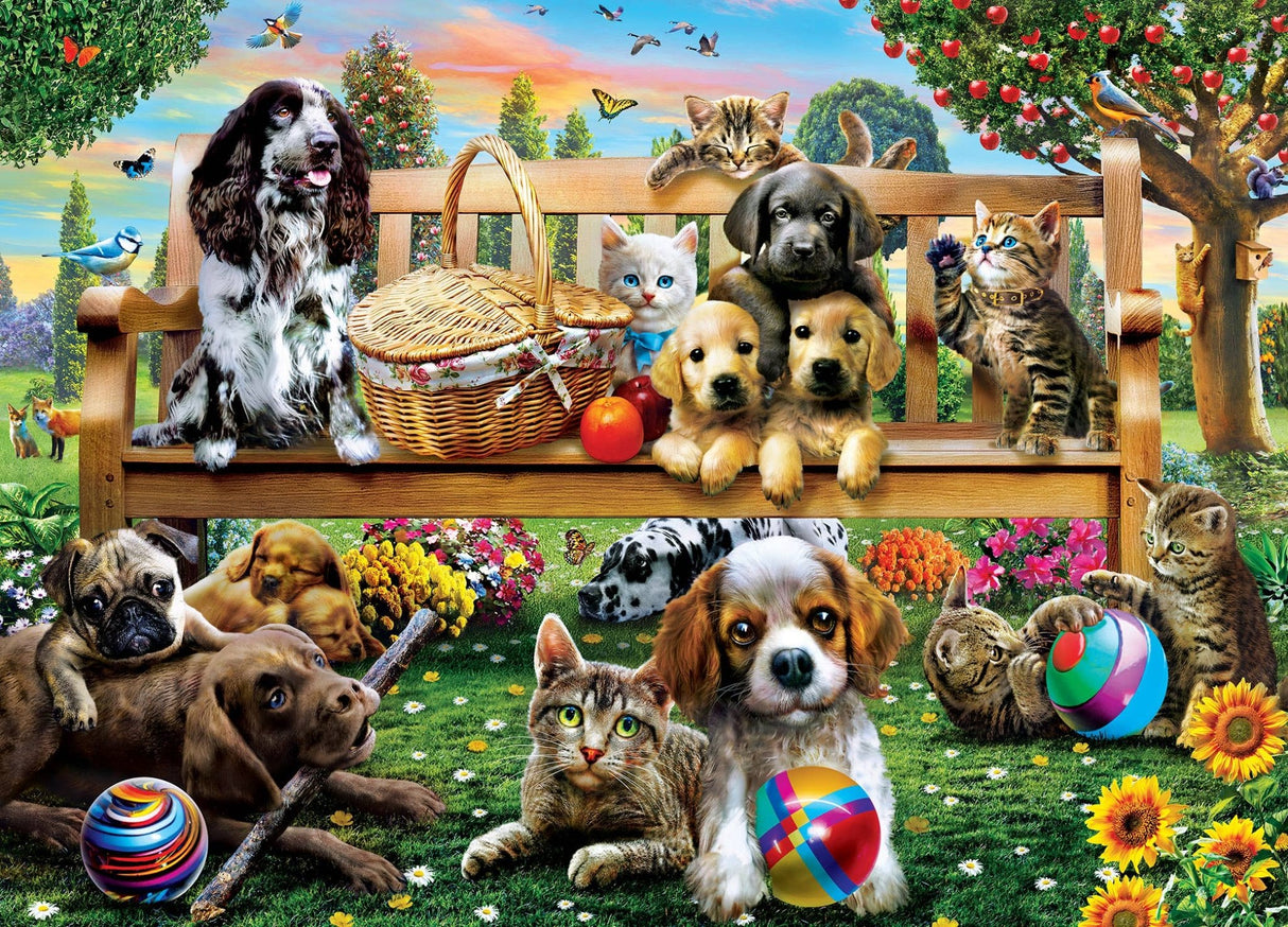 Masterpiece Gallery - Meetup at the Park 1000 Piece Puzzle by Masterpieces Puzzles - Masterpieces Puzzles - Jigsaw Puzzles - The Puzzle Center