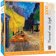 Masterpieces of Art - Cafe Terrace at Night 1000 Piece Puzzle by Masterpieces Puzzles - Masterpieces Puzzles - Jigsaw Puzzles - The Puzzle Center