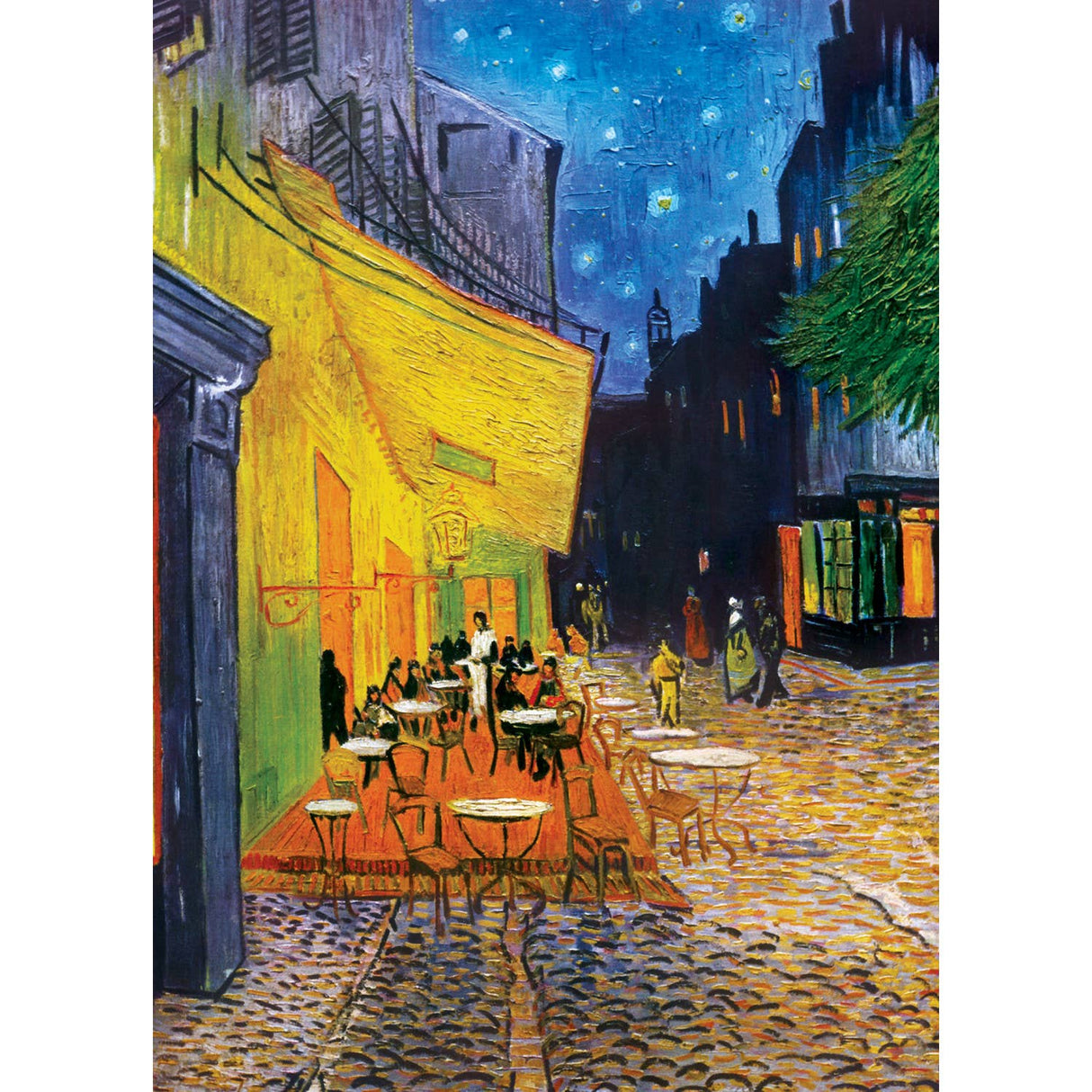 Masterpieces of Art - Cafe Terrace at Night 1000 Piece Puzzle by Masterpieces Puzzles - Masterpieces Puzzles - Jigsaw Puzzles - The Puzzle Center