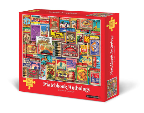 Matchbook Anthology 1000 - Piece Jigsaw Puzzle by Willow Creek Press - Willow Creek Press & Gifts - Jigsaw Puzzles - The Puzzle Center - 