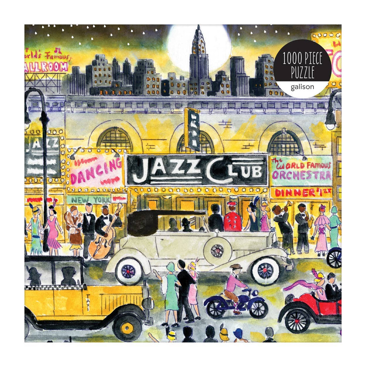 Michael Storrings Jazz Age 1000 Piece Jigsaw Puzzle by Galison Puzzles - Galison - Jigsaw Puzzles - The Puzzle Center