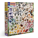 Mushroom Rainbow 1000 Piece Square Jigsaw Puzzle by eeBoo - eeBoo - Jigsaw Puzzles - The Puzzle Center - 