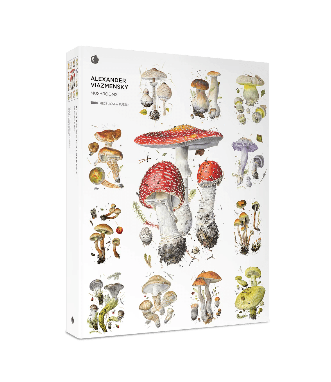 Mushrooms: Alexander Viazmensky 1000 - Piece Jigsaw Puzzle by Pomegranate - Pomegranate - Jigsaw Puzzles - The Puzzle Center - 