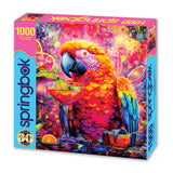 Paradise Parrot 1000 Piece Jigsaw Puzzle by Springbok Puzzles - Springbok Puzzles - Jigsaw Puzzles - The Puzzle Center - 