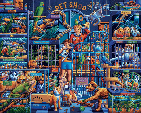 Pet Shop 300 Piece Jigsaw Puzzle by Dowdle - Dowdle - Jigsaw Puzzles - The Puzzle Center - 