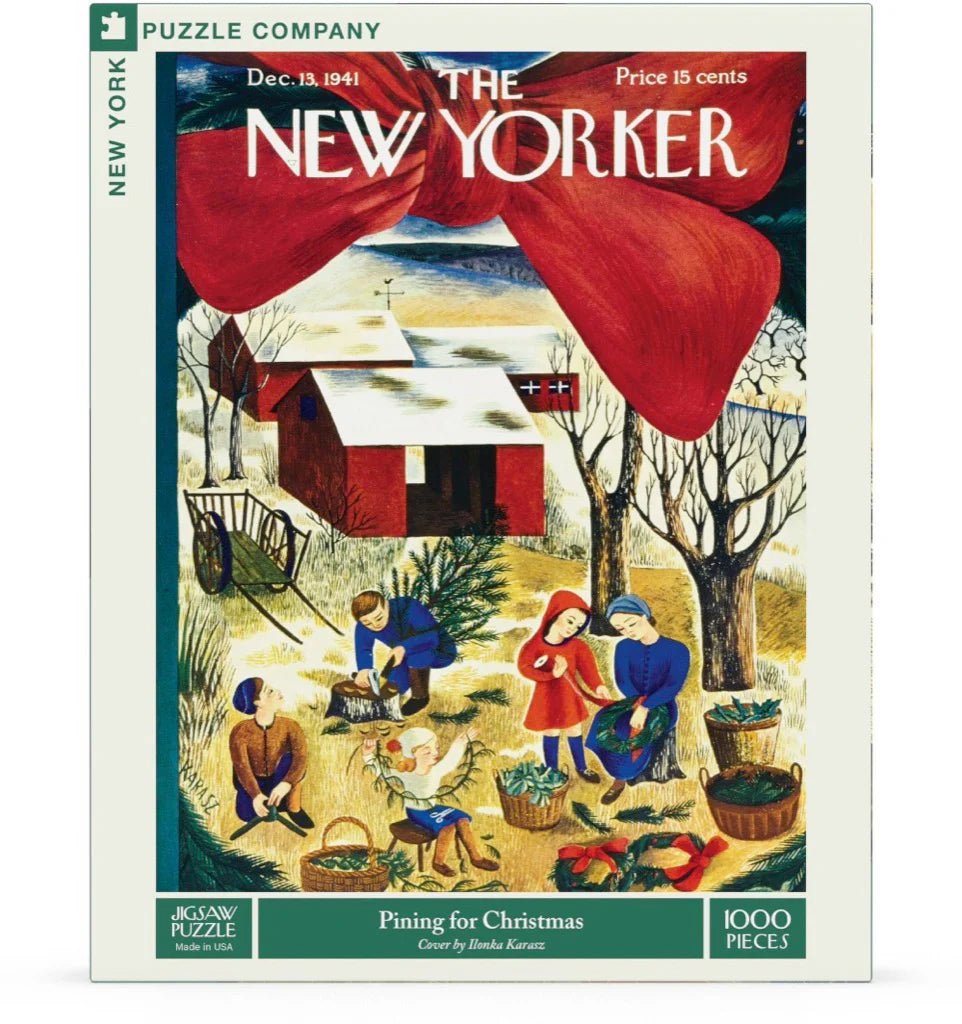 Pining for Christmas 1000 Piece Jigsaw Puzzle by New York Puzzle Company - New York Puzzle Company - Jigsaw Puzzles - The Puzzle Center - 