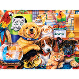 Playful Paws - Home Wanted 300 Piece EZ Grip Puzzle by Masterpieces Puzzles - Masterpieces Puzzles - Jigsaw Puzzles - The Puzzle Center