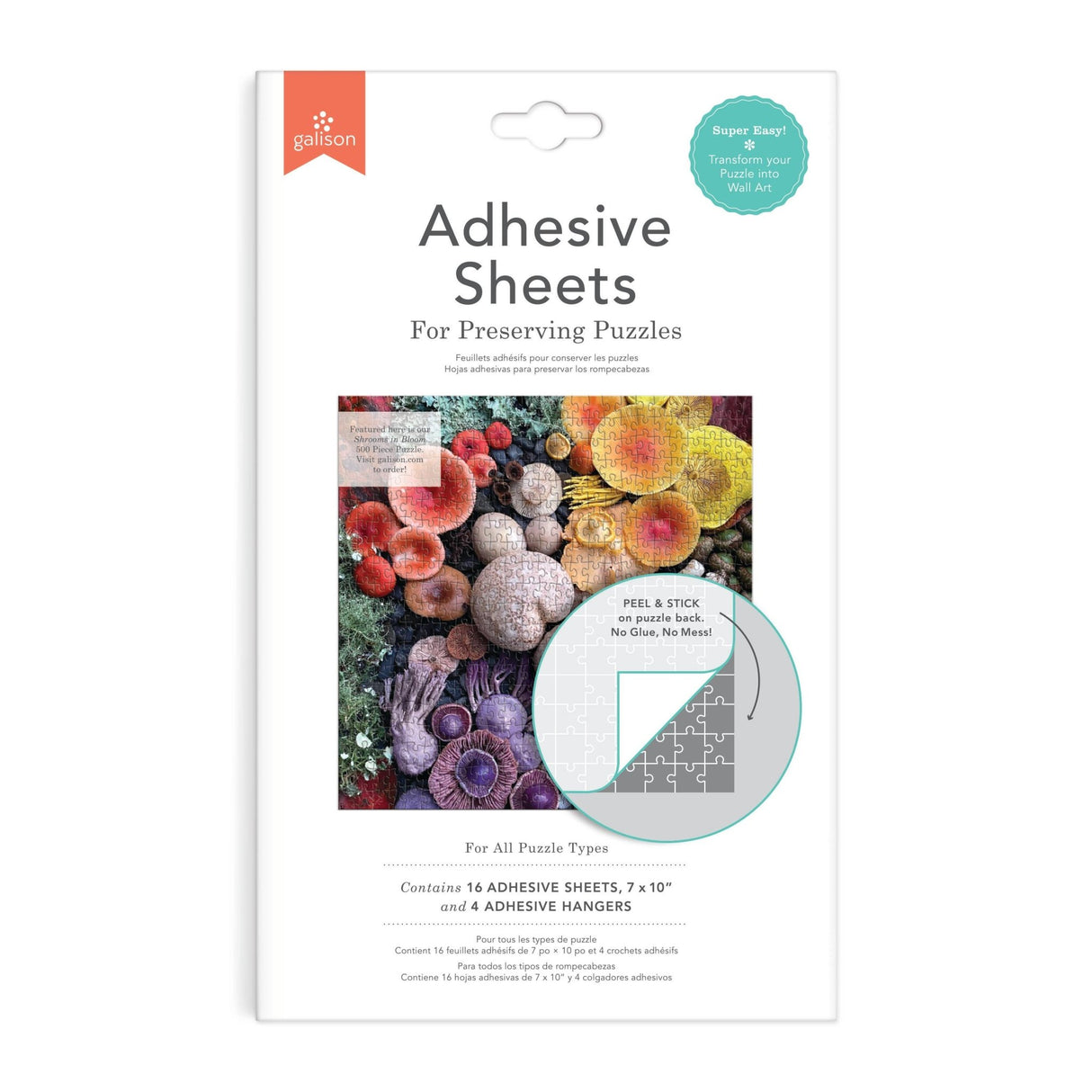 Puzzle Glue Sheets by Galison – Preserve Your Completed Puzzles! - Galison - Puzzle Accessories - The Puzzle Center - 