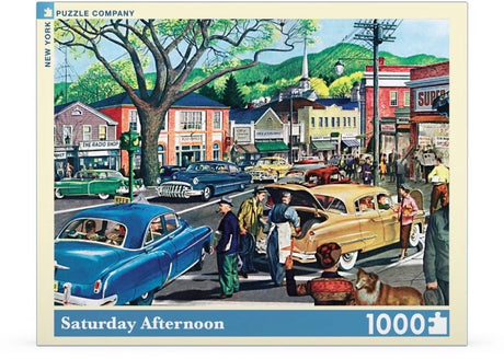 Saturday Afternoon 1000 Piece Puzzle by New York Puzzle Company - New York Puzzle Company - Jigsaw Puzzles - The Puzzle Center - 