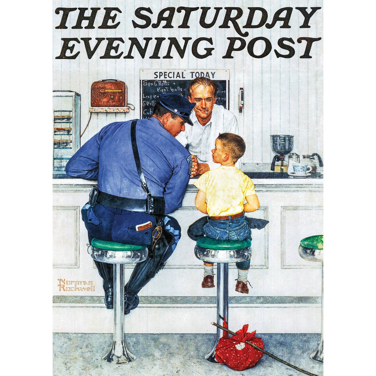 Saturday Evening Post - The Runaway 1000 Piece Puzzle by Masterpieces - Masterpieces Puzzles - Jigsaw Puzzles - The Puzzle Center - 