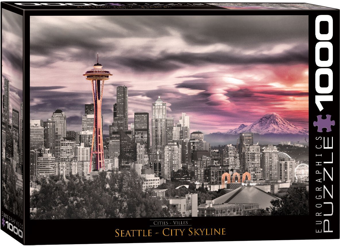 Seattle City Skyline 1000 Piece Jigsaw Puzzle by Eurographics - Eurographics - Jigsaw Puzzles - The Puzzle Center - 